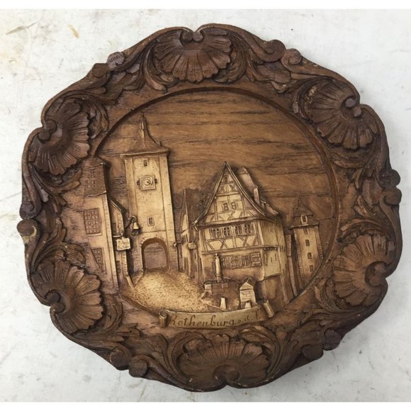 Rothenburg ob der Tauber, Bavaria, Germany Wall Plate Plaque 3D - Picture 1 of 6